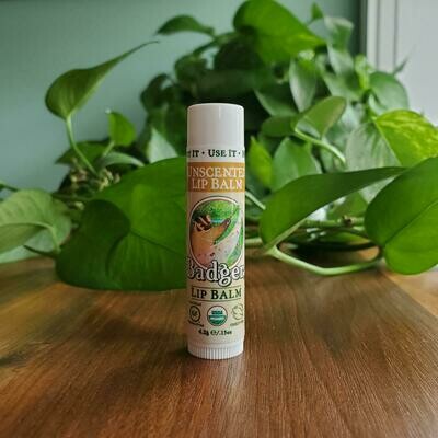 ​Badger Classic Unscented Lip Balm