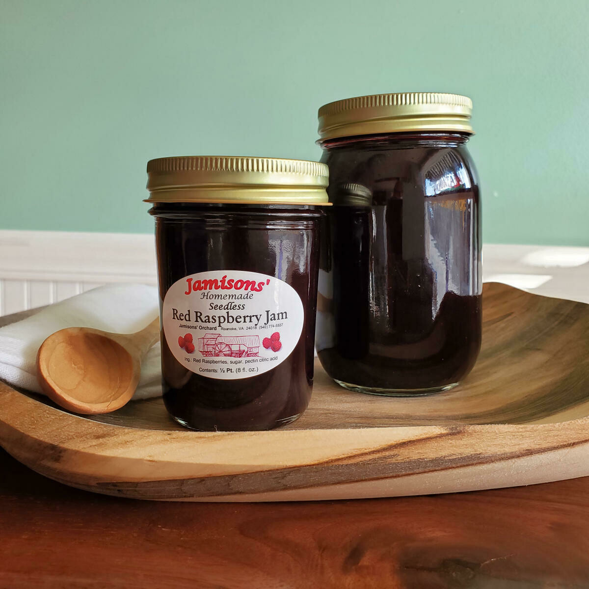 Jamisons' Homemade Seedless Red Raspberry Jam