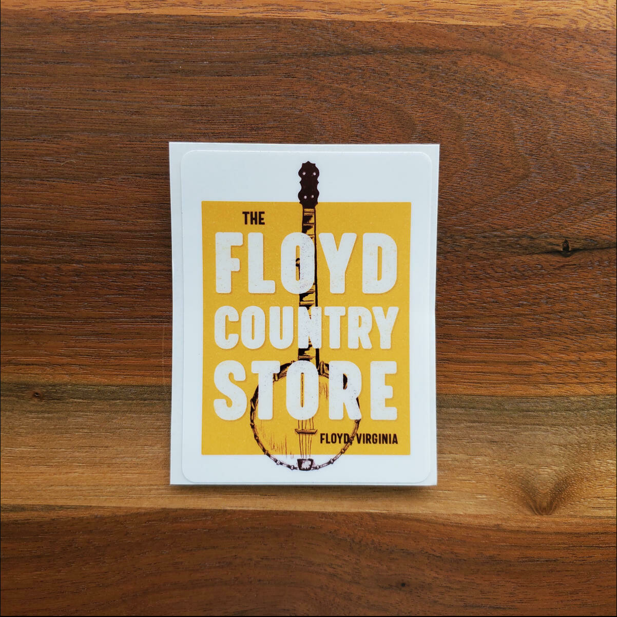 Floyd Country Store Banjo Sticker Large