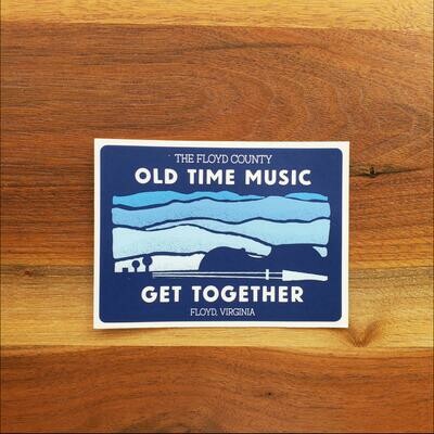 Old Time Music Get Together Sticker