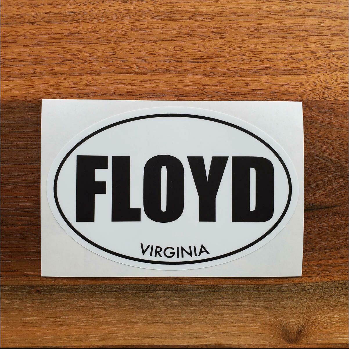 Floyd, Virginia Oval Sticker