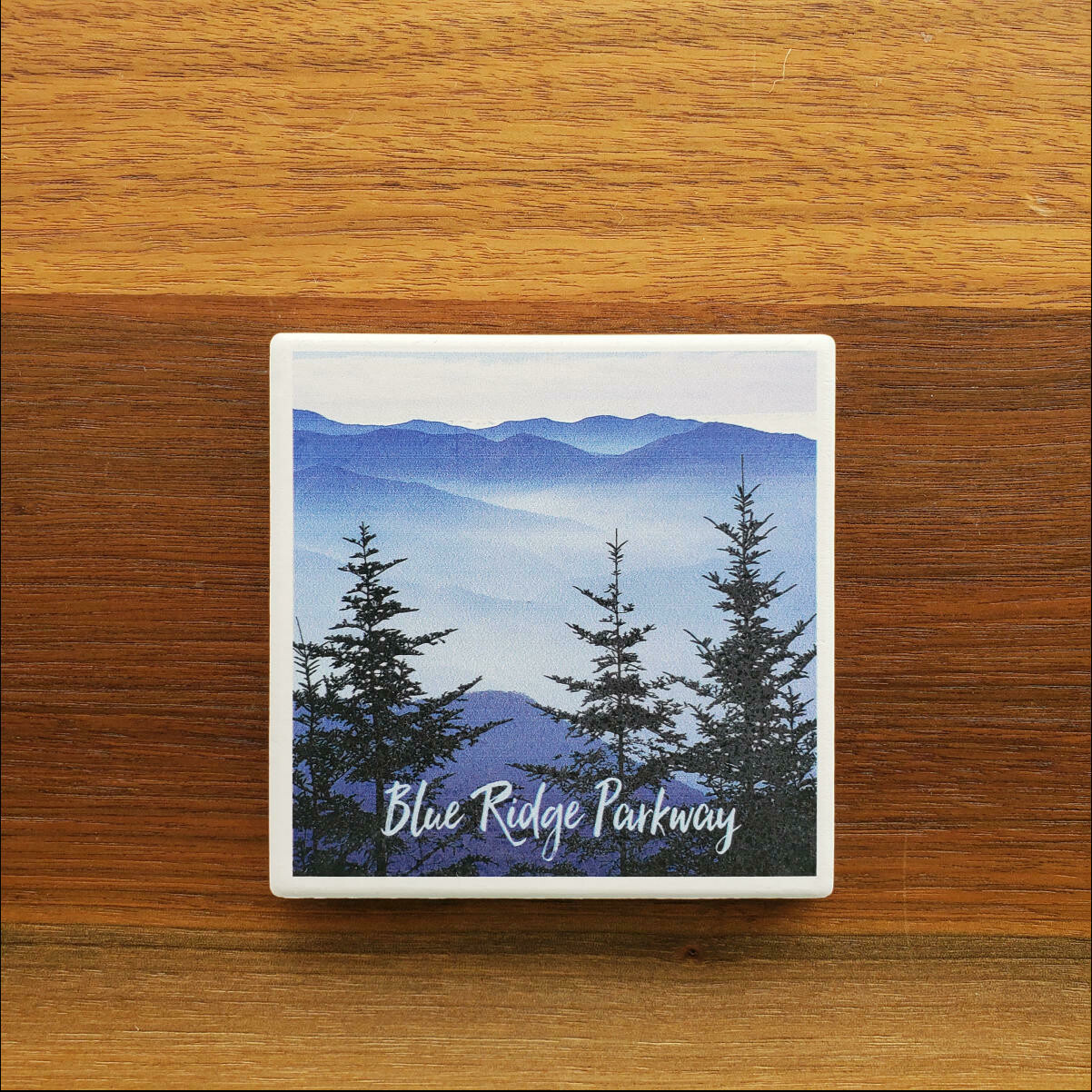 BRP Pine Trees Ceramic Coaster