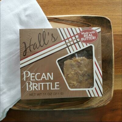Hall's Pecan Brittle Box 11 oz