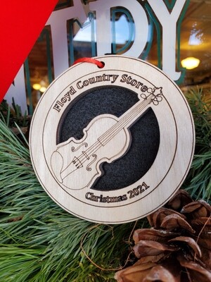 Floyd Country Store Christmas Ornament  Fiddle
