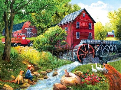 Sunsout Playing Hookey At The Mill 1000 Piece Puzzle