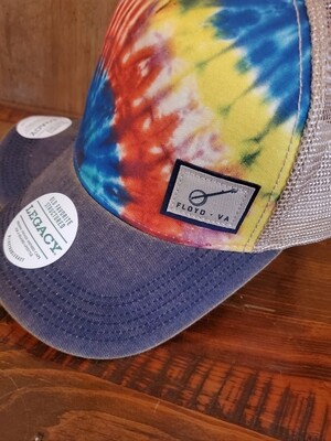 Rainbow Tie Dye Trucker Legacy Hat