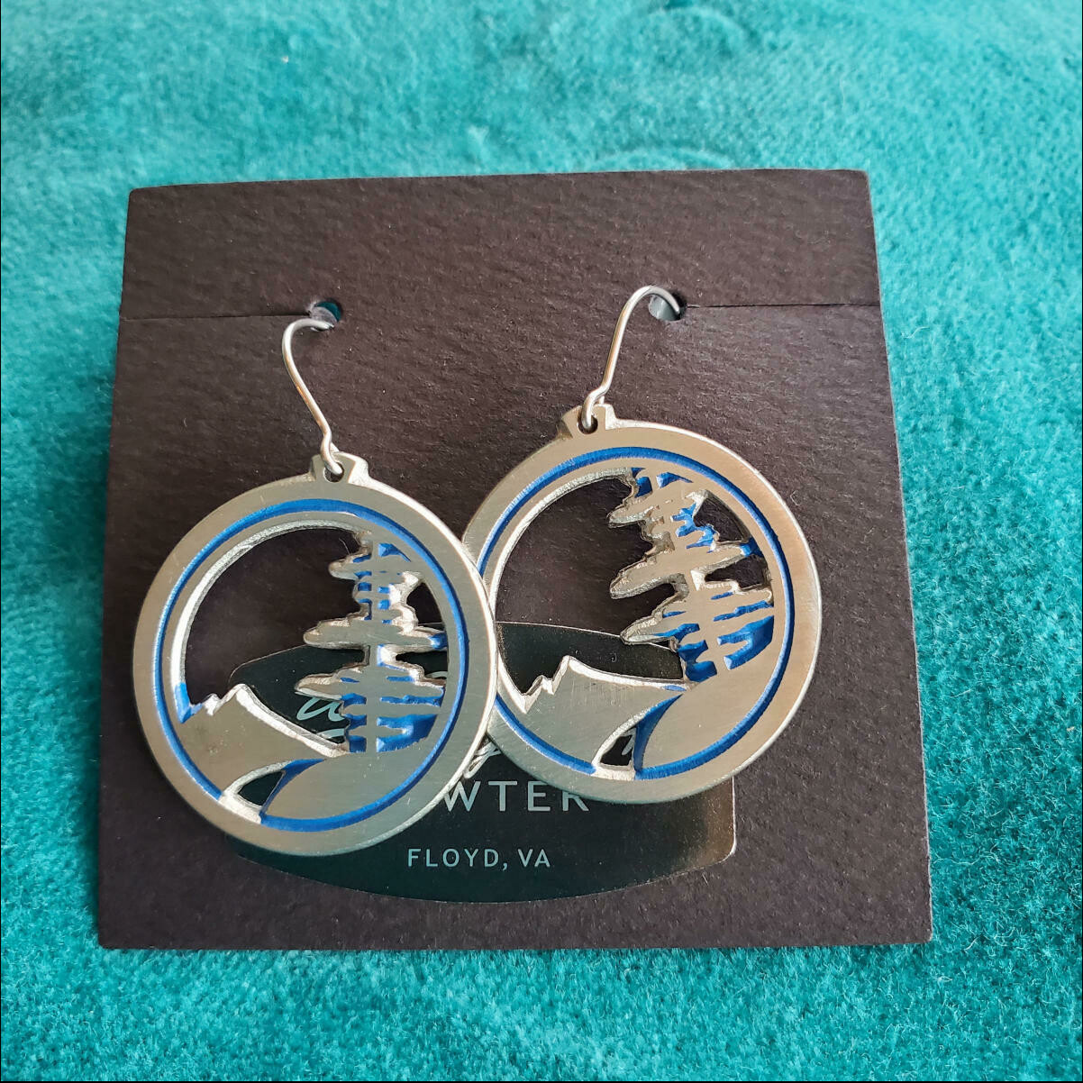 Langston Pewter Blue Ridge Parkway Earrings