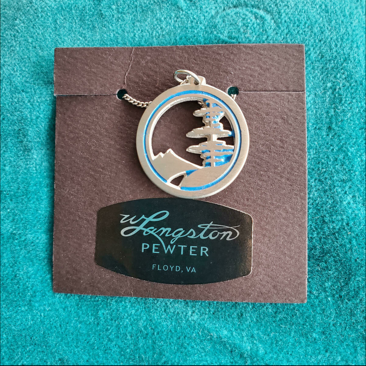 Langston Pewter Blue Ridge Parkway Necklace