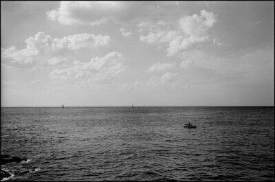 Fisherman Off The Malecón,, Havana, Cuba, 2002