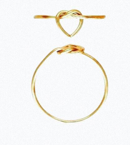Heart Knot Ring, Sizes: 5
