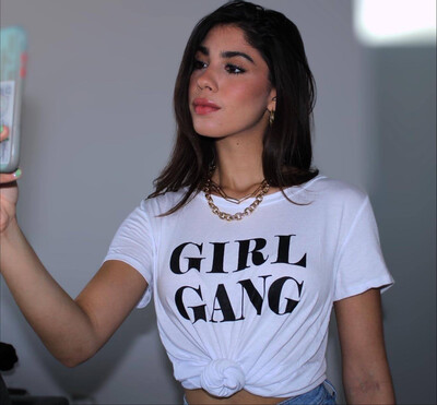 Girl Gang White T-shirt