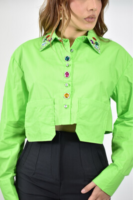 Evergreen Gem Stones Button Down Shirt