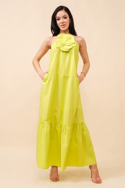 Lime Maxi Dress