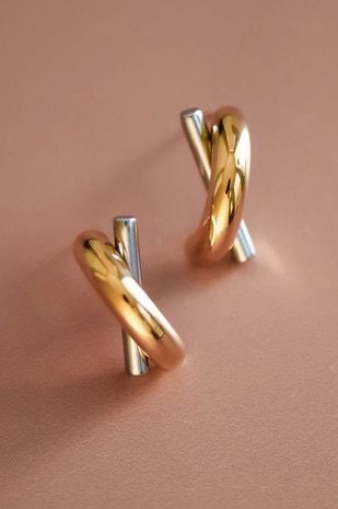 Two Tone Earrings
