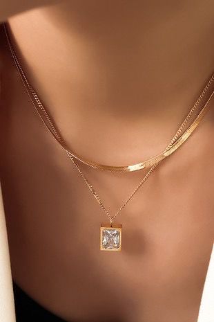 Double Chain Necklace