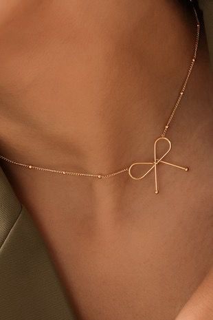 Bow Necklace