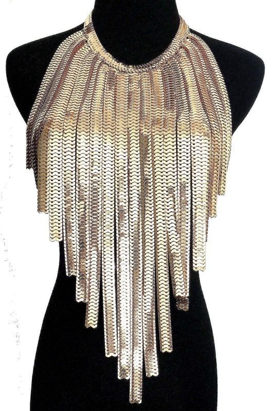 Metallic Statement Necklace