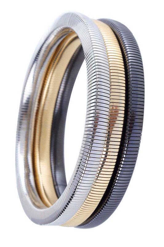 Guitar String Tri Color Bracelet