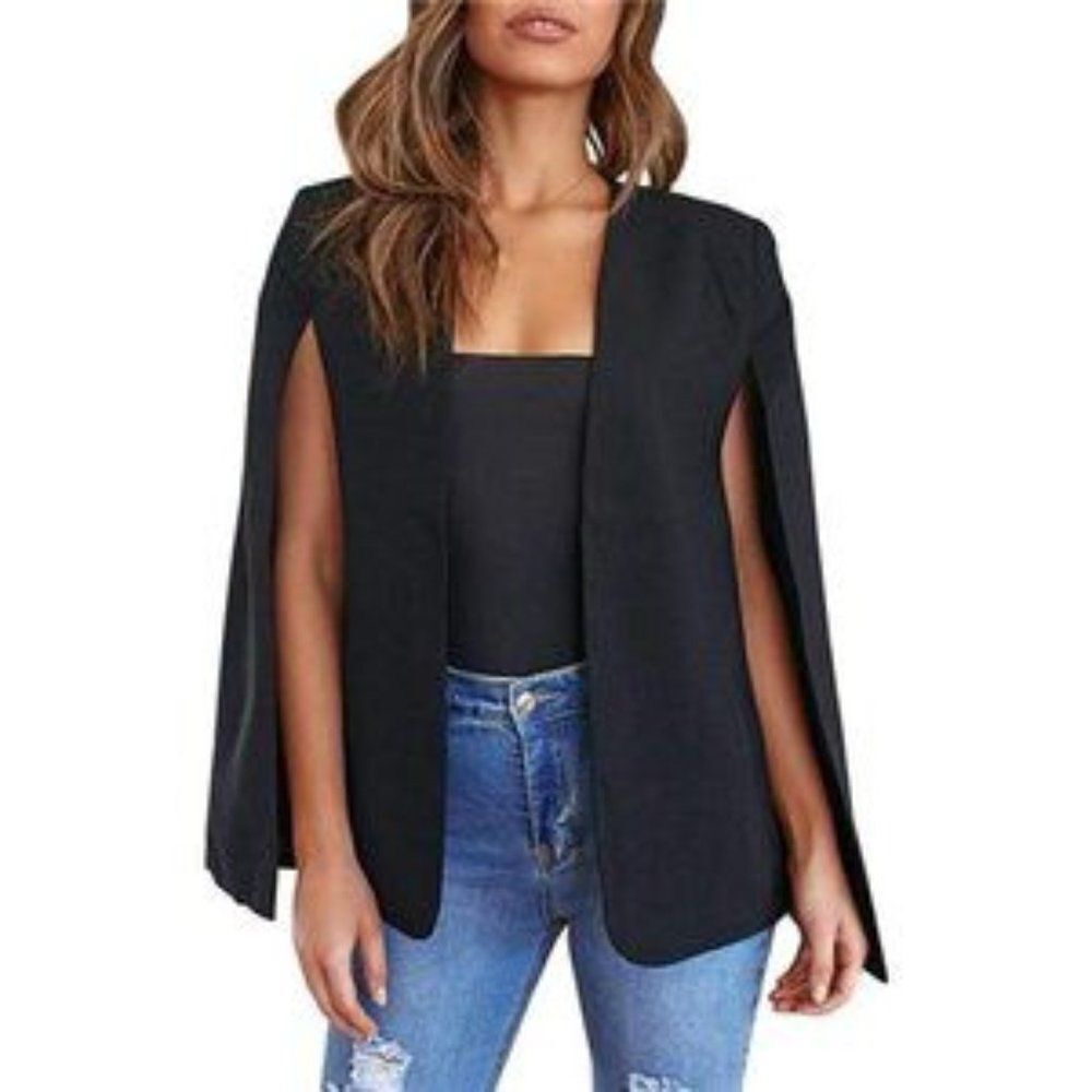 Alessia Cape Blazer