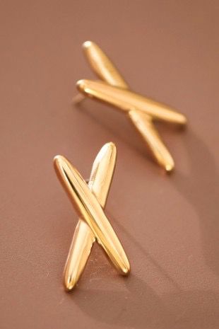 X Shaped Earrings