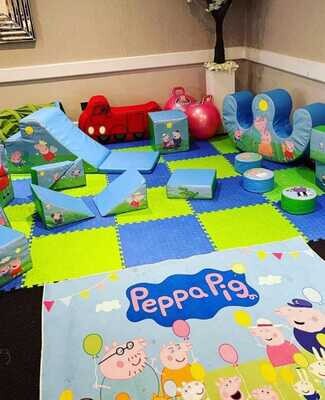Peppa Pig soft play set hire