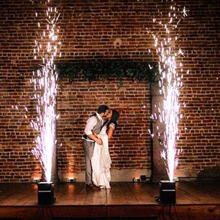 Fountain sparks