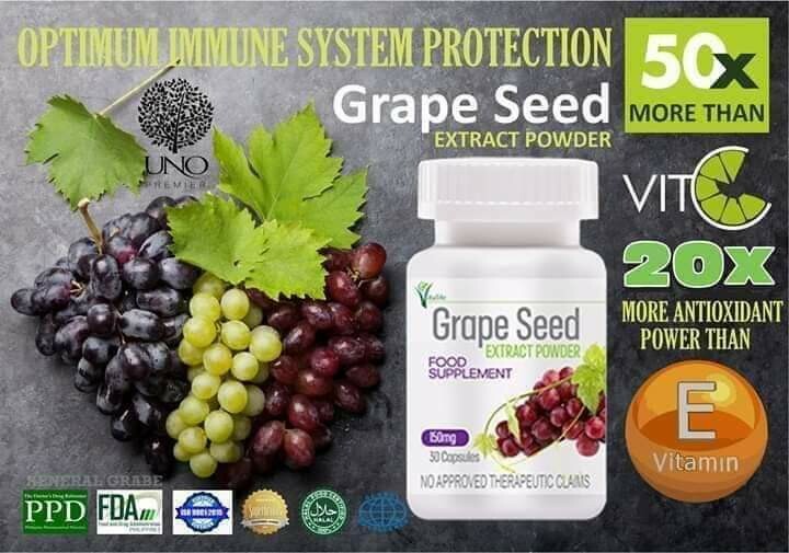 Grapeseed organic supplements