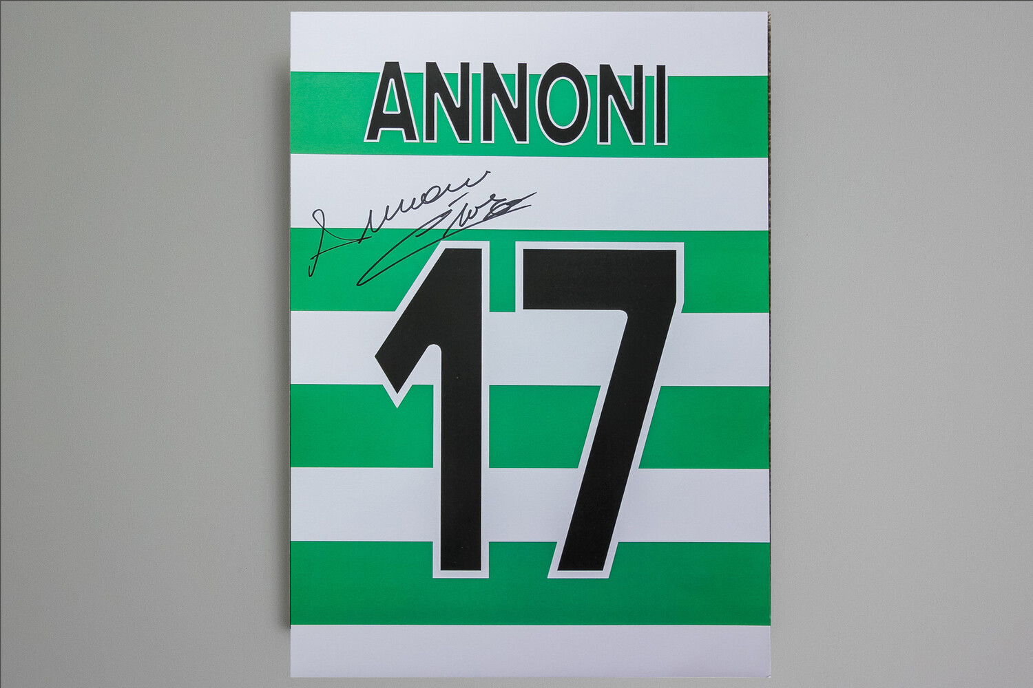 Enrico Annoni Number 17 Signed Print