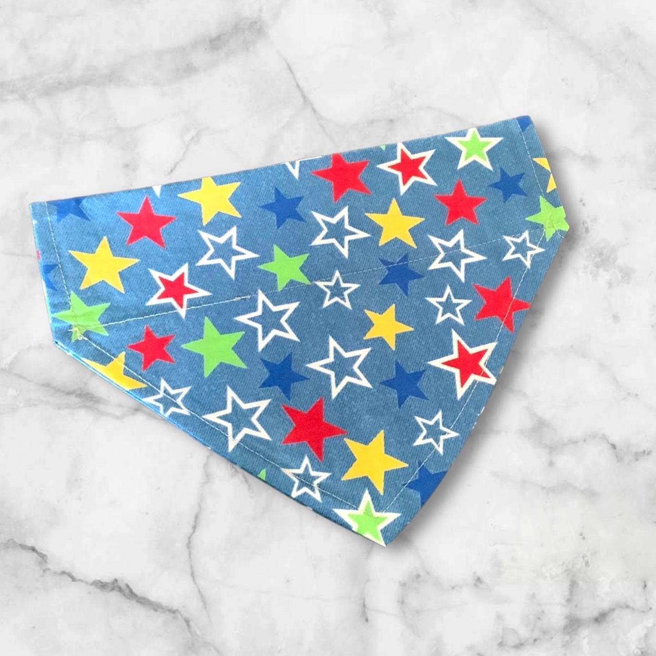 Summer Stars Dog Bandana Lightweight 100% Cotton