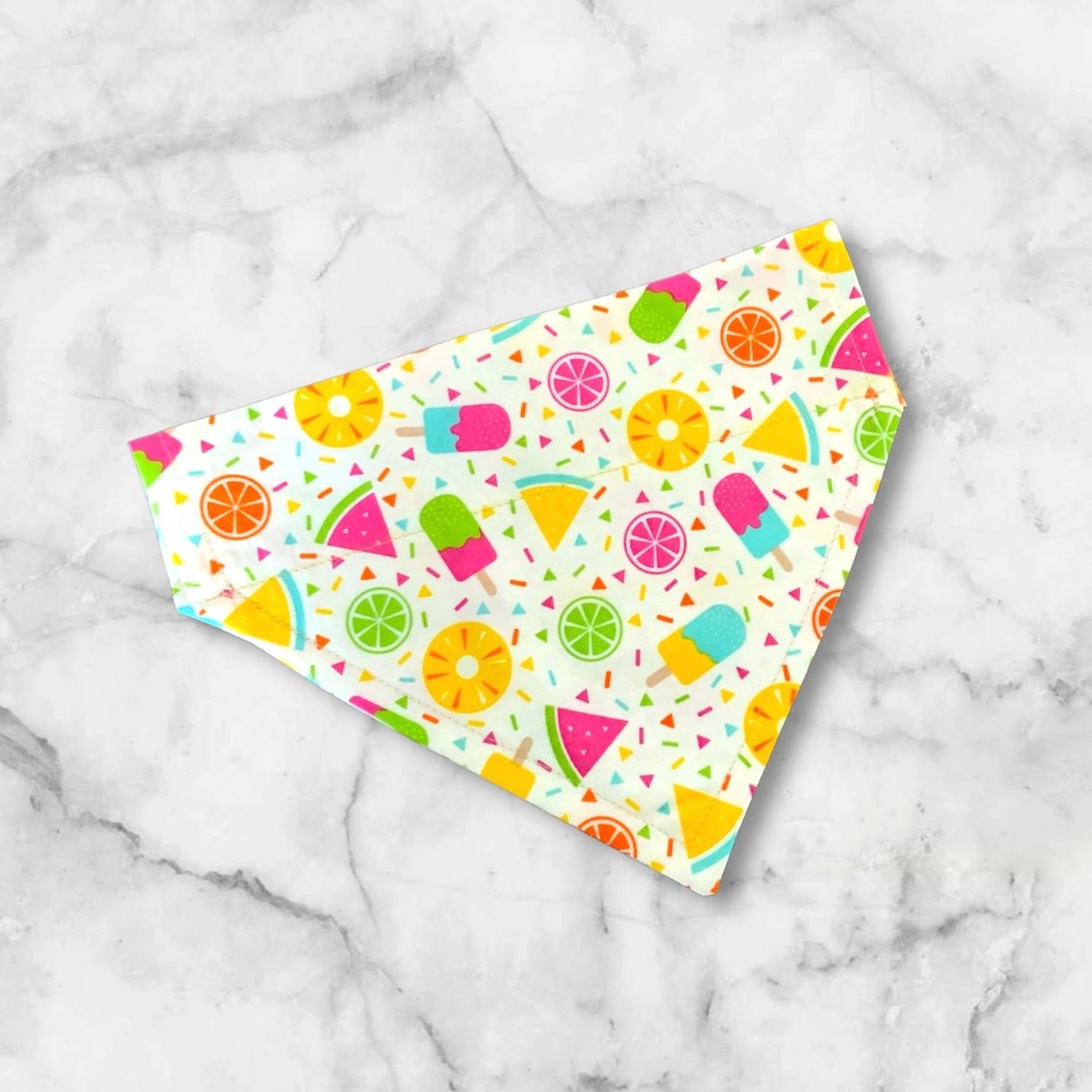 Summer Lollies Dog Bandana Lightweight 100% Cotton