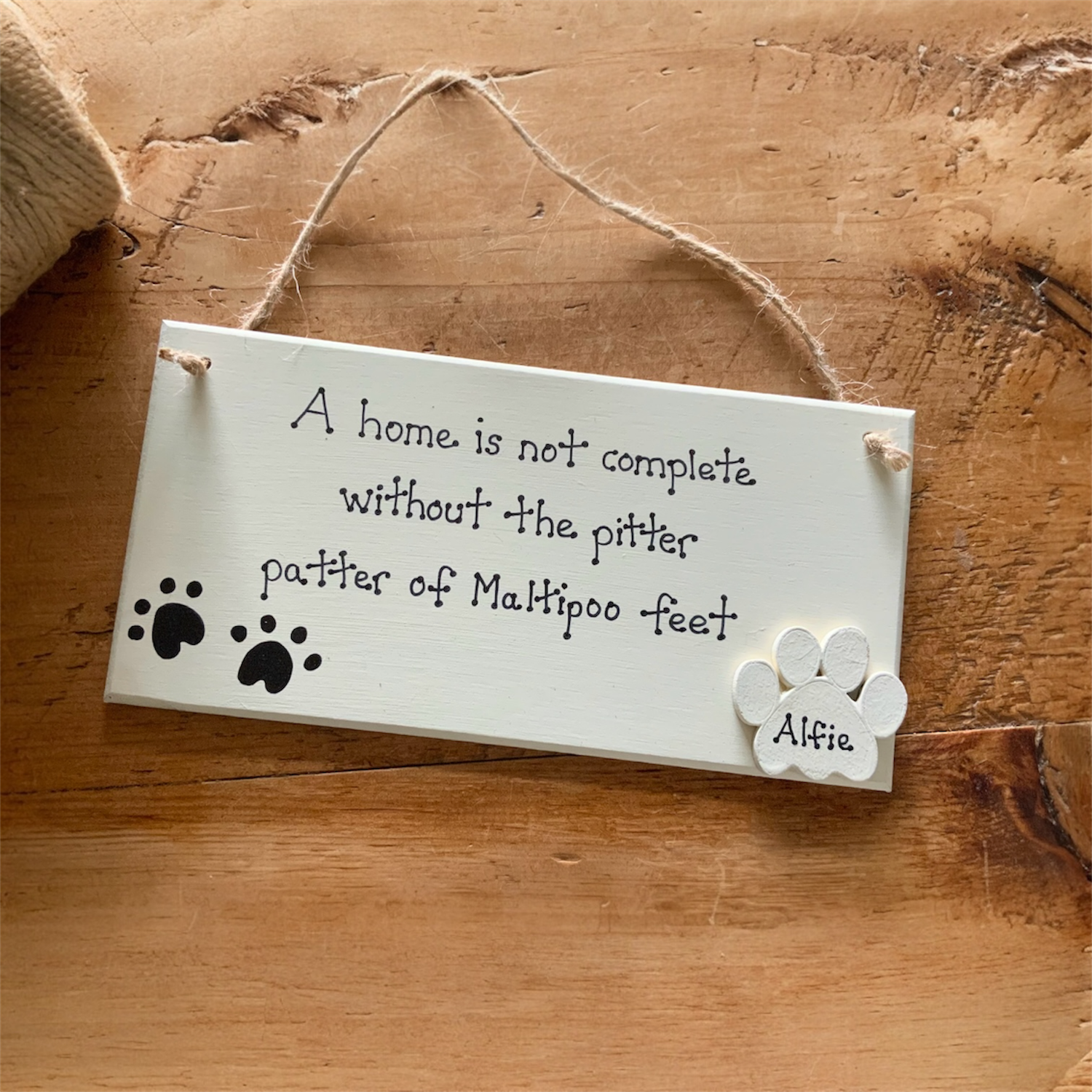 Personalised Maltipoo Plaque