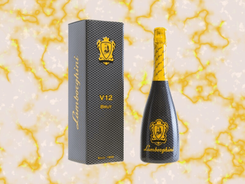 Lamborghini Brut Vino Spumante Sleever V12