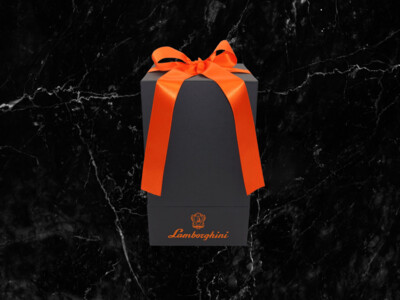 Lamborghini cofanetto verticale da 4 bottiglie (vino non incluso)