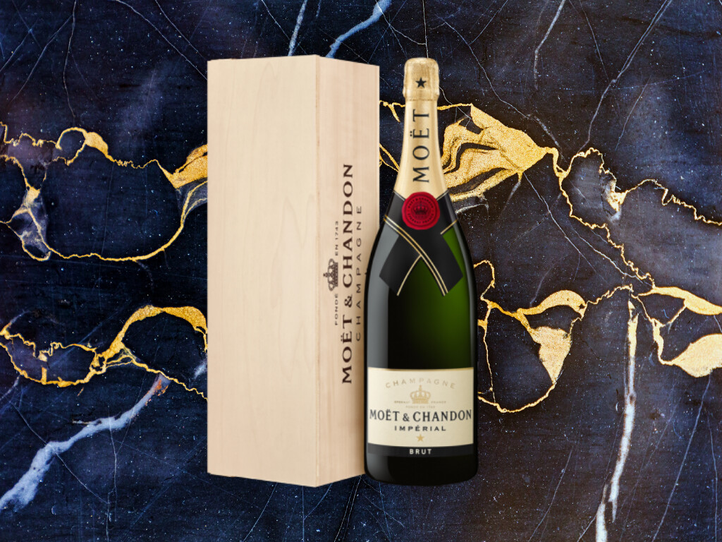 Moët & Chandon Imperial Jéroboam 3l (caisse bois)