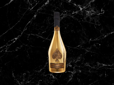 Armand De Brignac Gold Magnum Velvet Bag