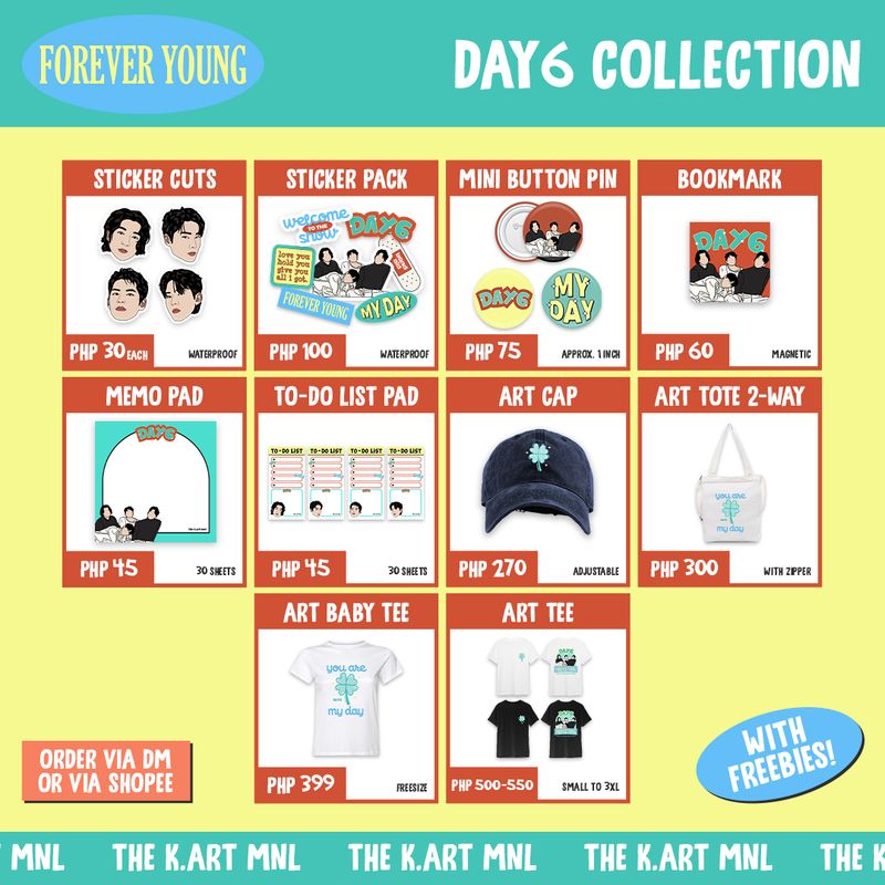 DAY6 &#39;FOREVER YOUNG&#39; COLLECTION