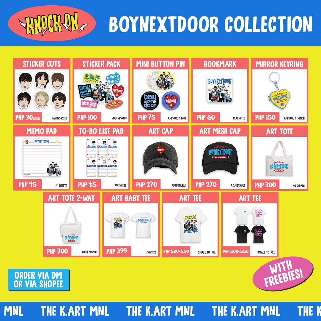 BOYNEXTDOOR &#39;KNOCK ON&#39; COLLECTION