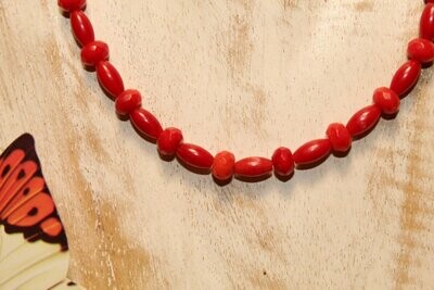 Collar Gargantilla de Coral Rojo-96135