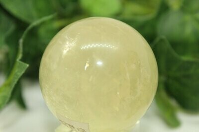Esfera de Calcita Amarilla 4 cms diametro