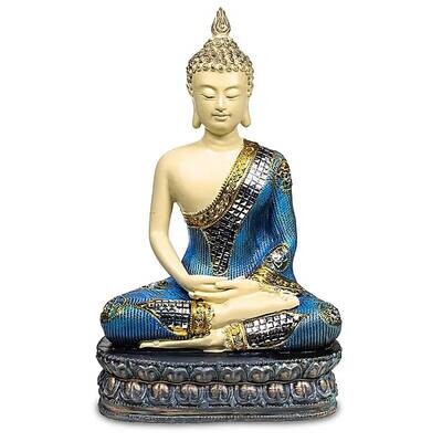 Buda de la meditación Tailandia -- 685g; 18x11x29 cm