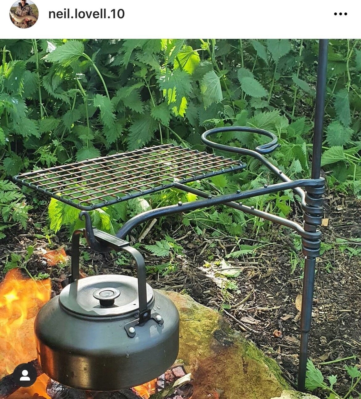 Large Grill Fire Anchor