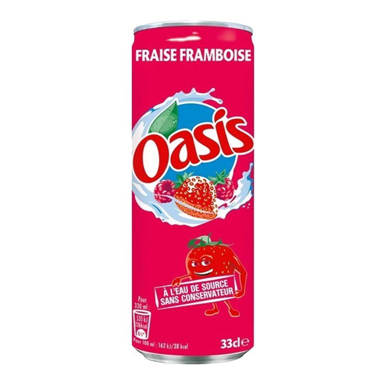 Oasis fraise framboise