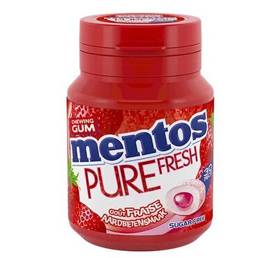 Mentos Pure Fresh Chewing-gum fraise