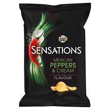 Lays Sensation Mexican Poppers & Cream