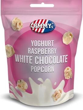 Jimmy Yogurt Raspberry White Chocolate Popcorn