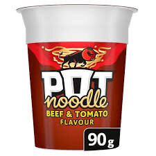 Pot Noodles Beef Tomato