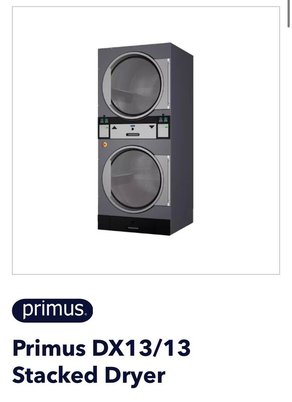 Primus DX13/13 Stack Gas Dryer