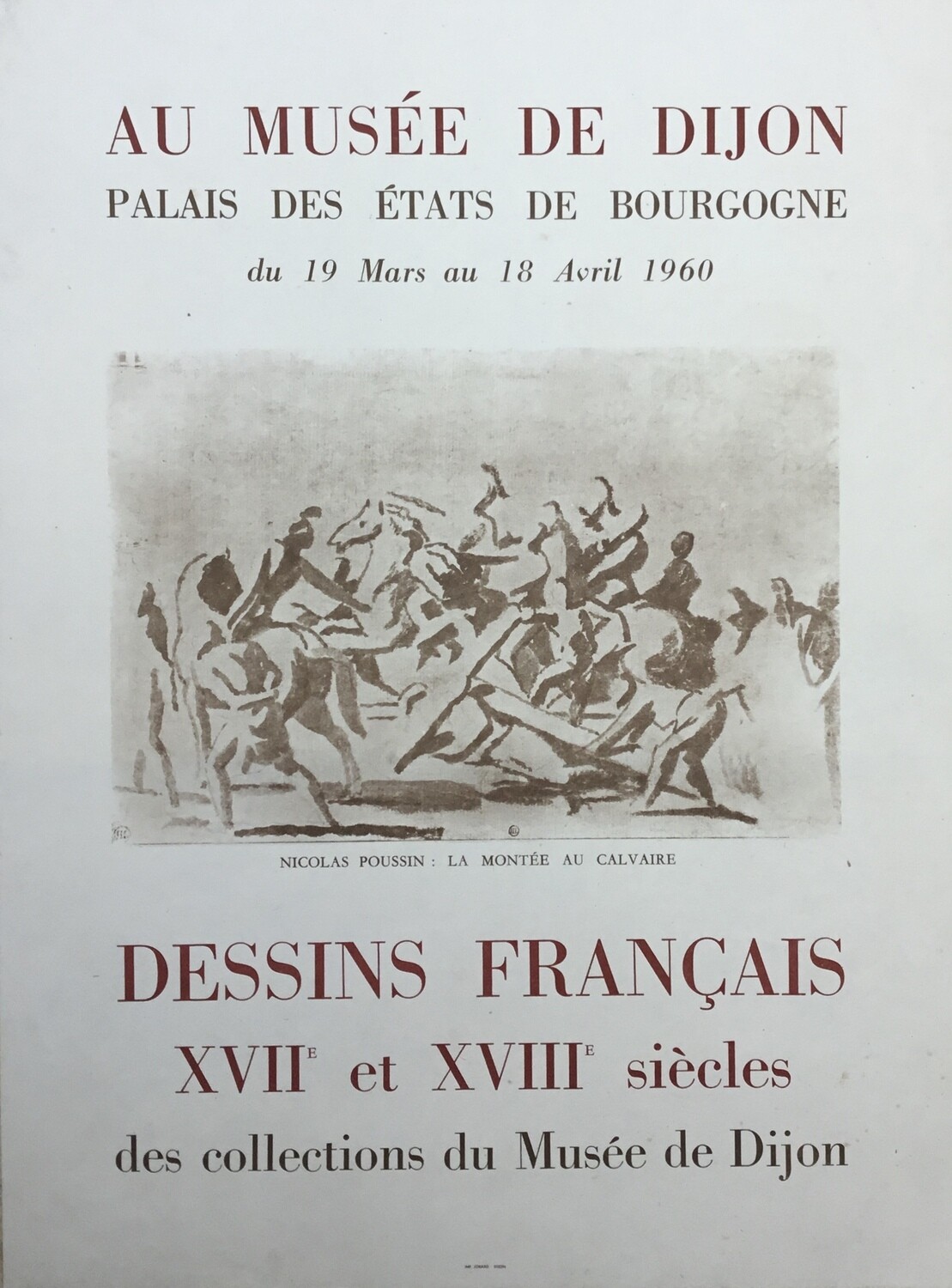 Nicholas Poussin French Exhibition Print