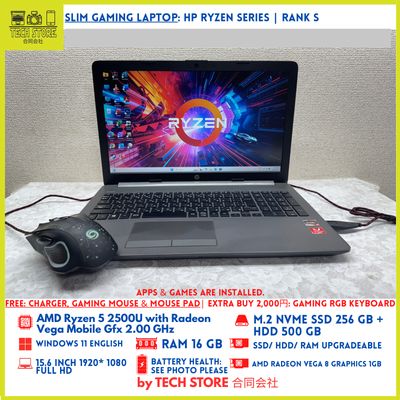 HP 255 G7 Ryzen 5 16GB 256GB+ 500GB