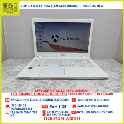GateWay NE573 (an Acer Brand) Core i3 8GB 128GB GateWay NE573 (an Acer Brand) Core i3 8GB 128GB